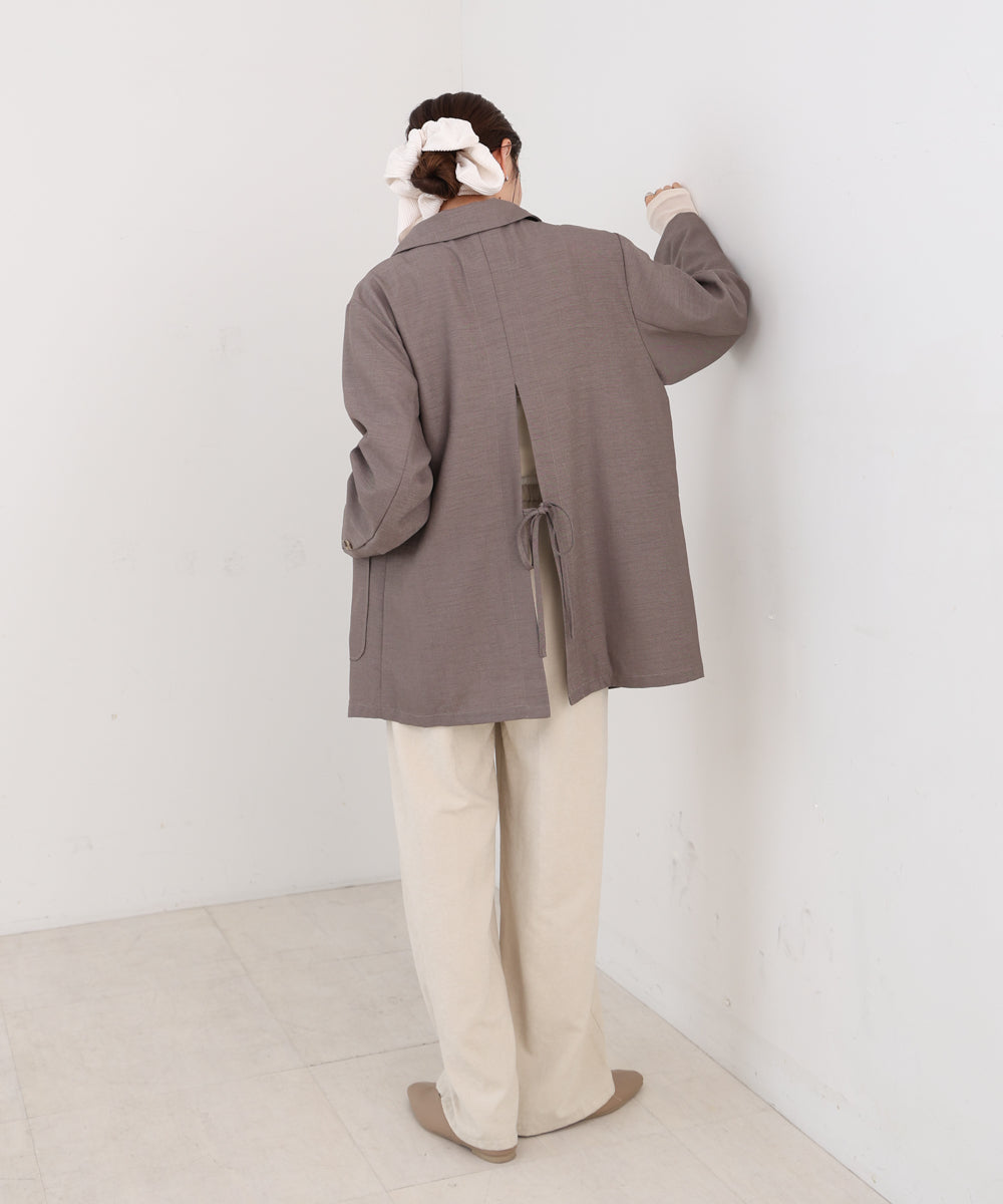 バックリボンダブルジャケット