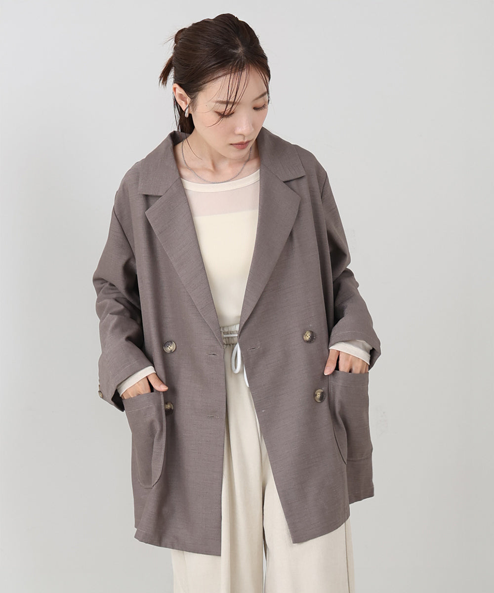 バックリボンダブルジャケット