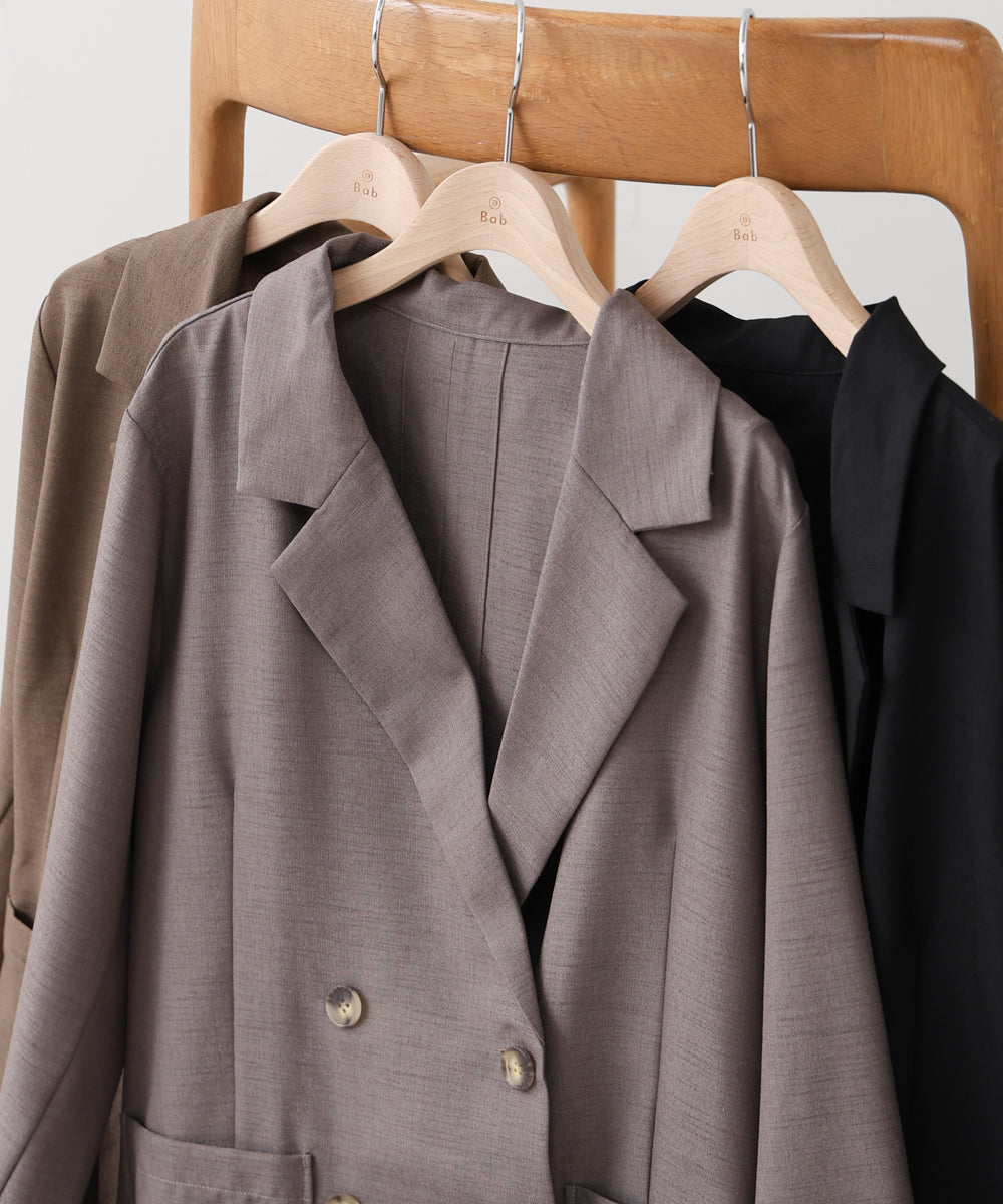 バックリボンダブルジャケット