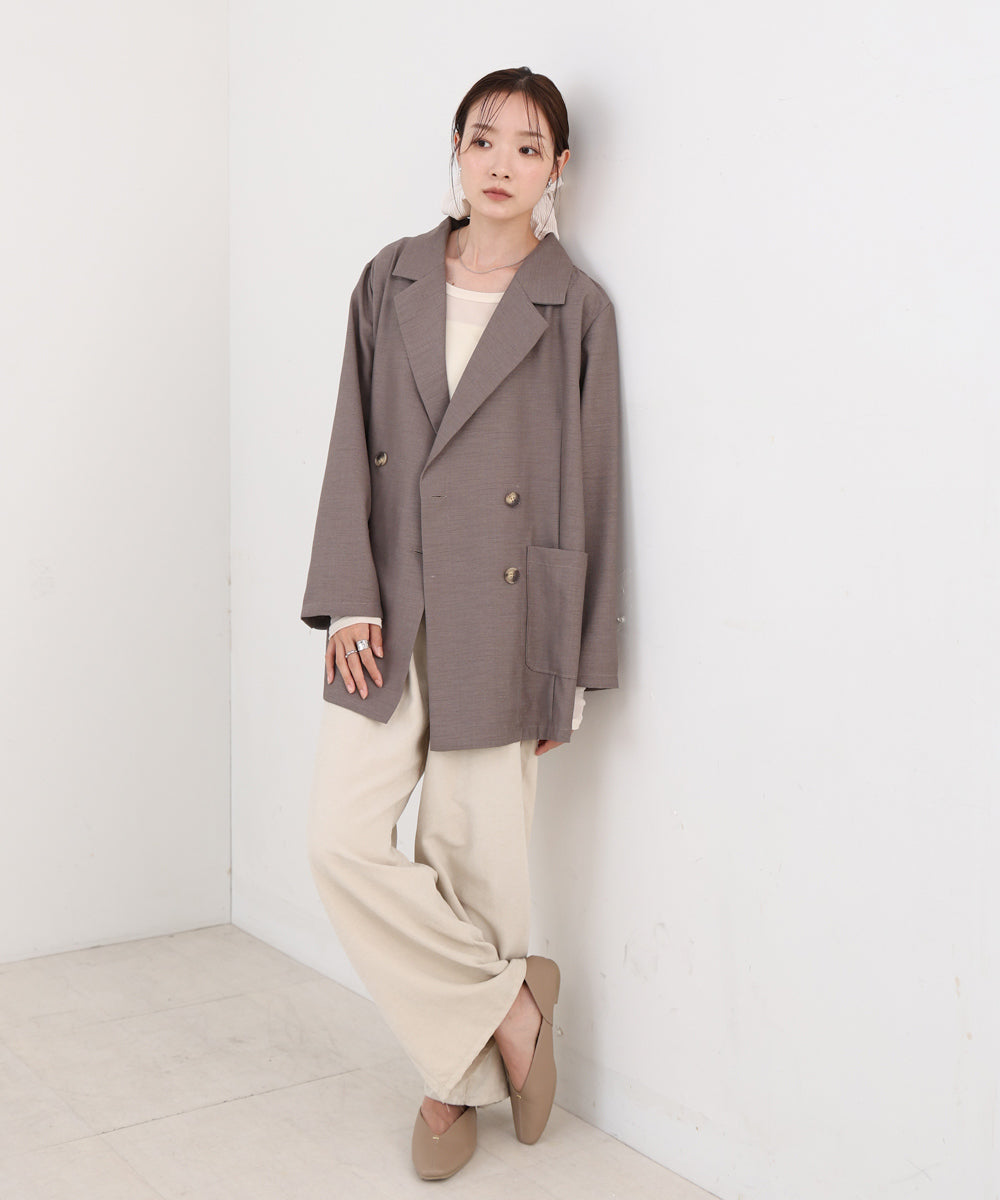 バックリボンダブルジャケット