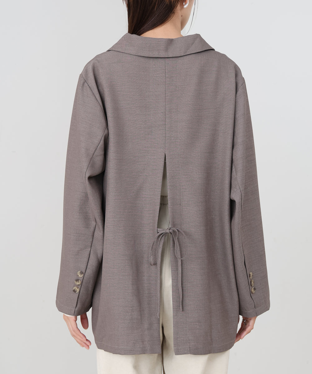 バックリボンダブルジャケット