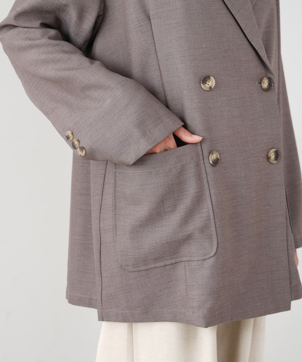 バックリボンダブルジャケット