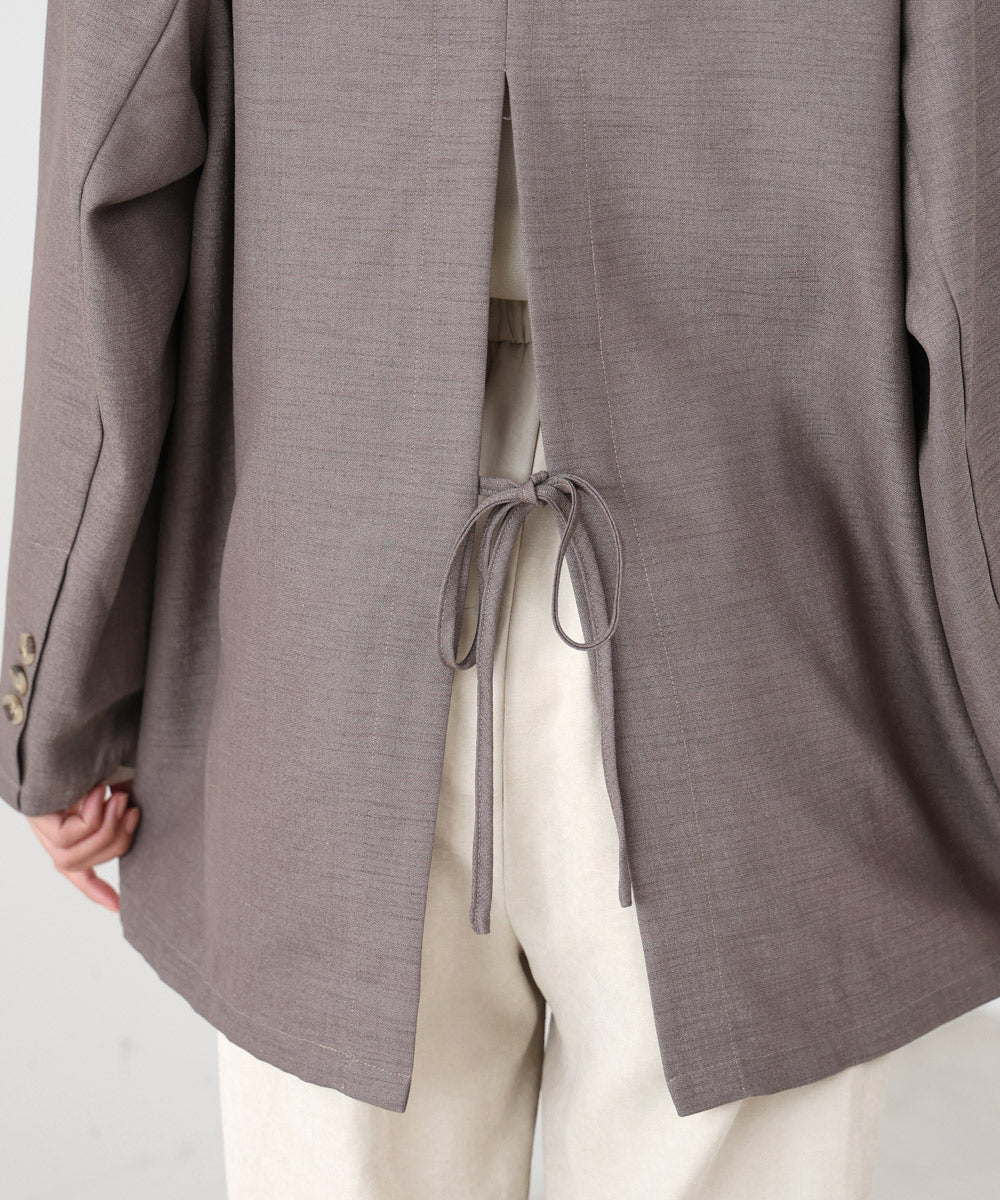 バックリボンダブルジャケット