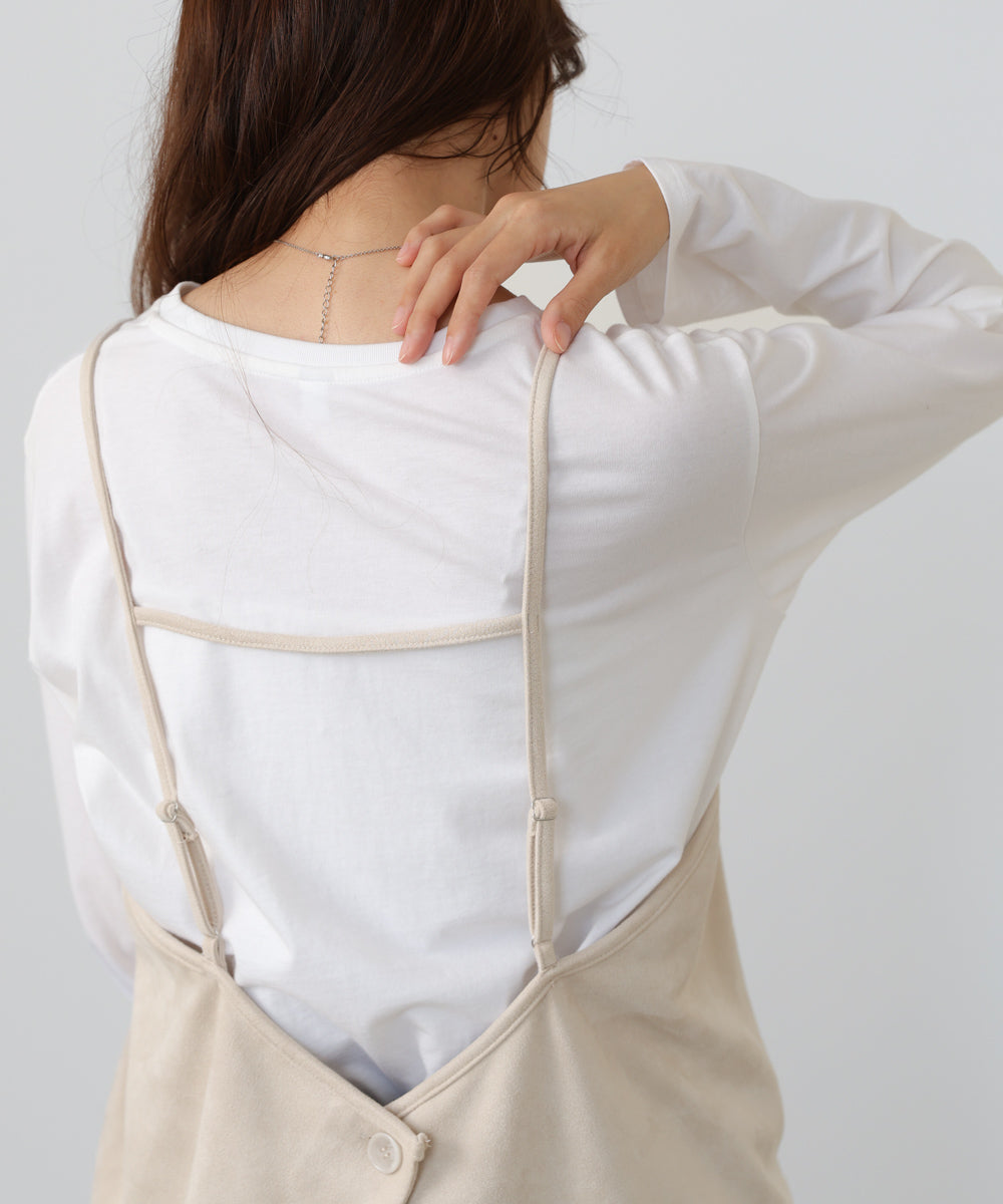 スクエアスウェードビスチェ