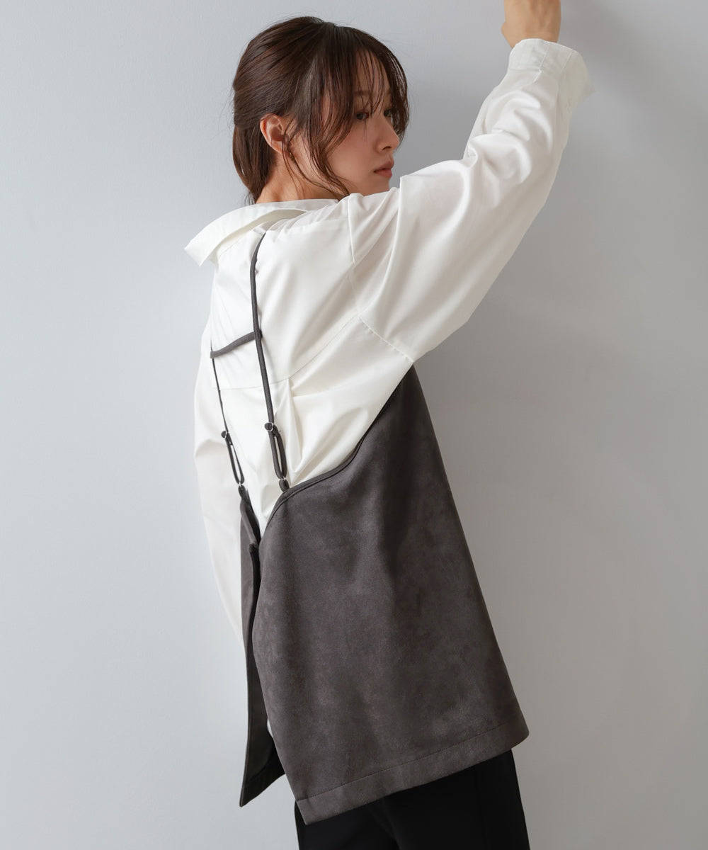 スクエアスウェードビスチェ