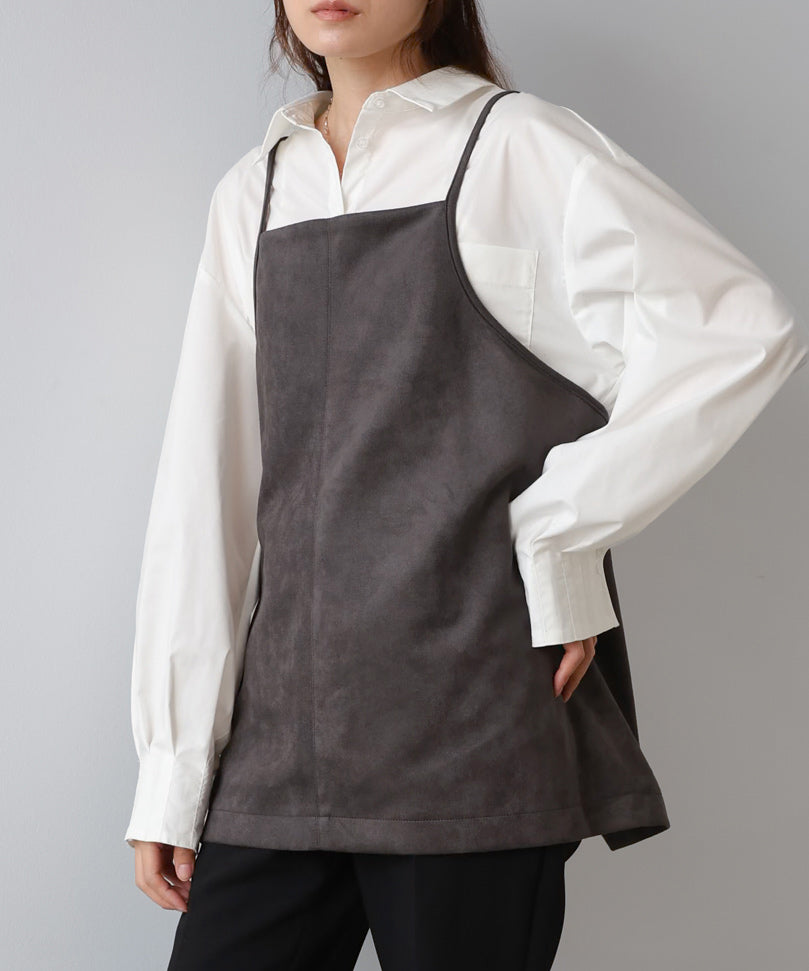 スクエアスウェードビスチェ