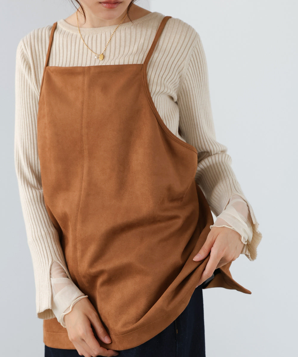 スクエアスウェードビスチェ