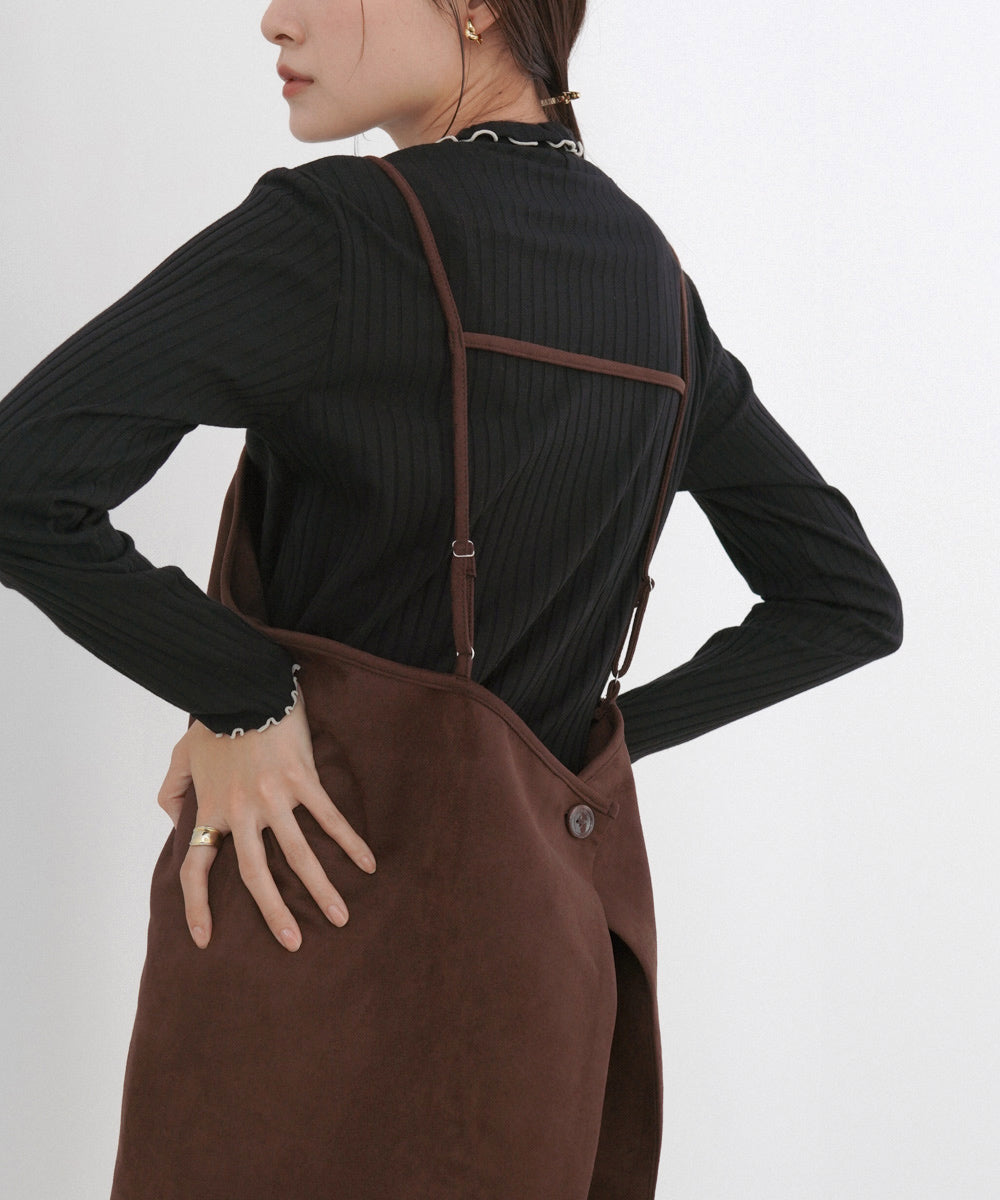 スクエアスウェードビスチェ