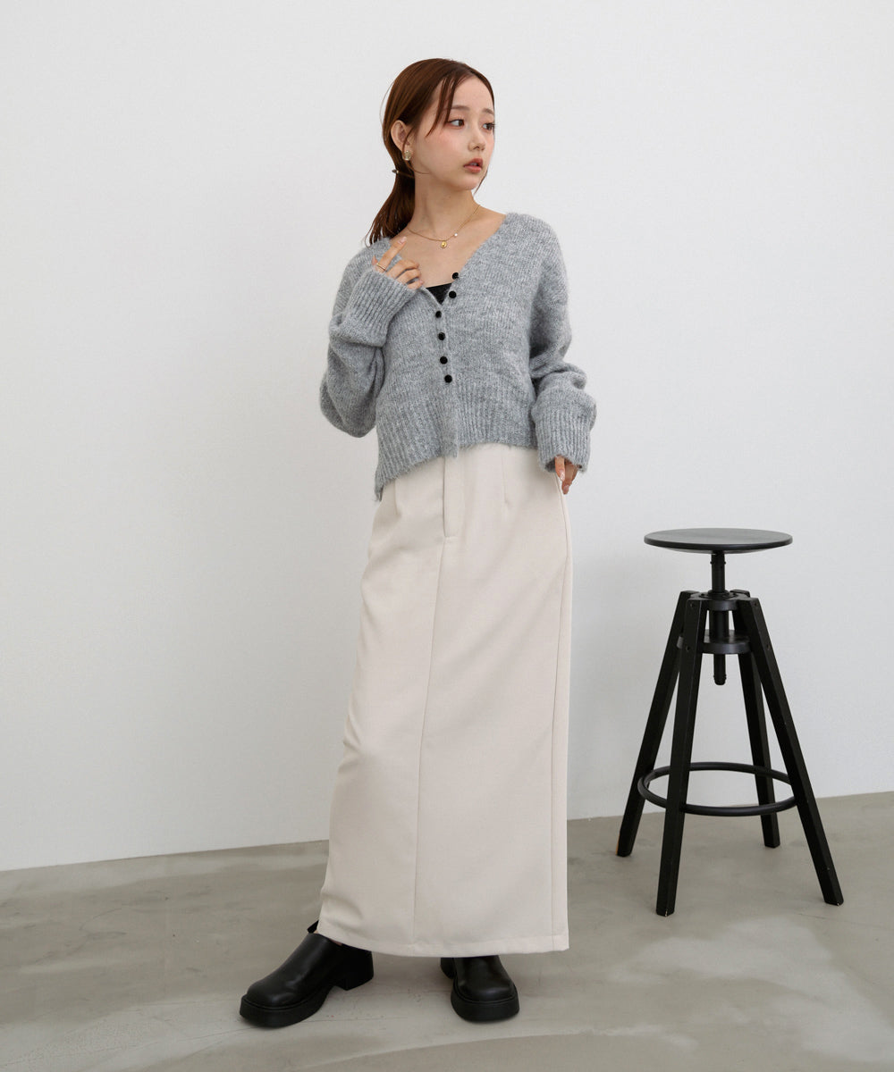 【選べる2タイプ】スウェードロングスカート