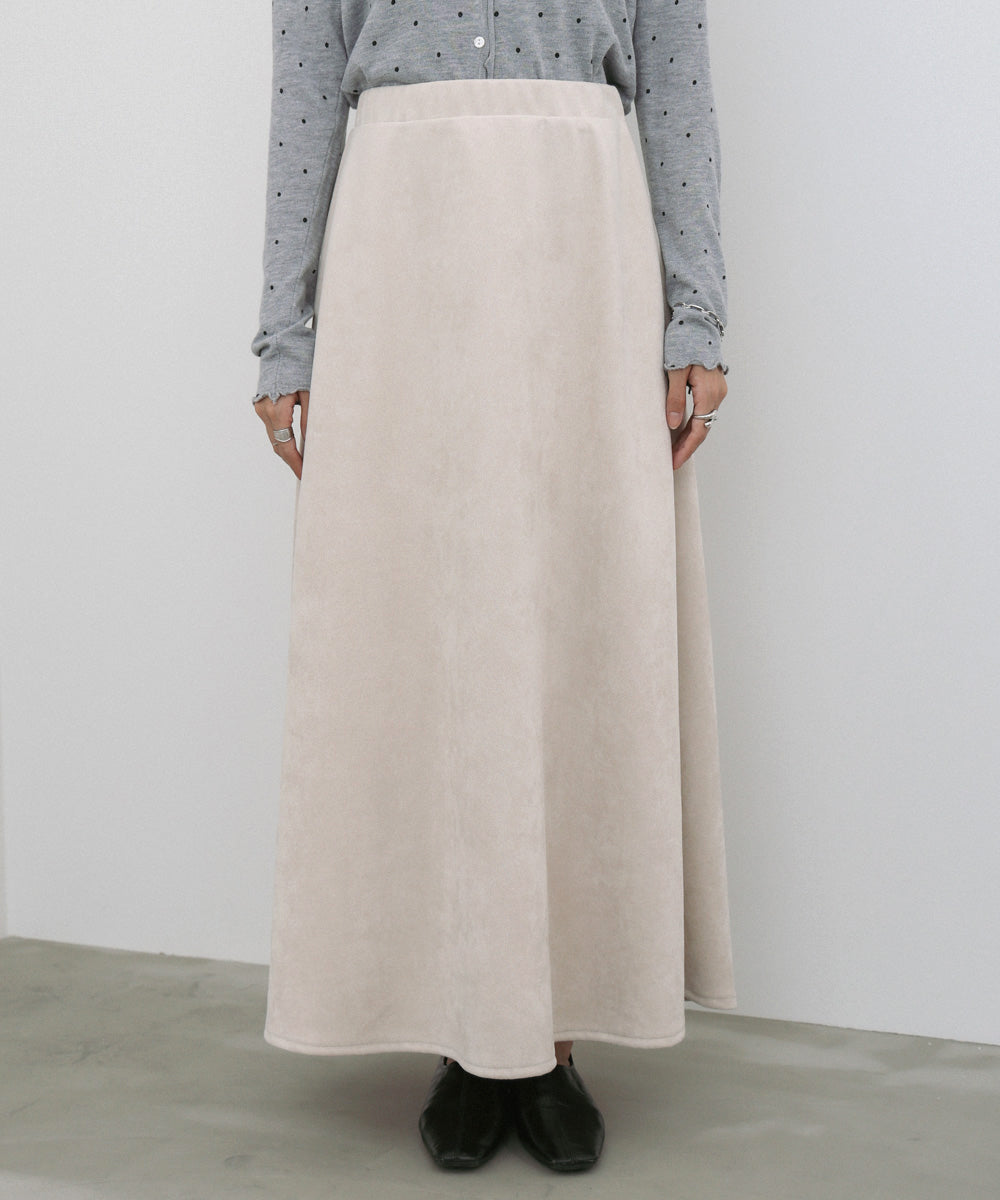 【選べる2タイプ】スウェードロングスカート