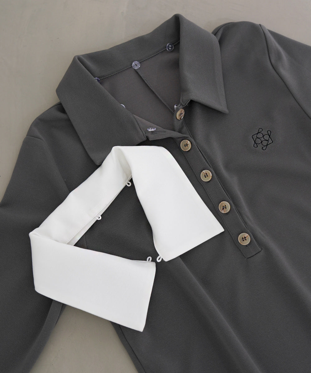 2WAYダブルカラーワンピース