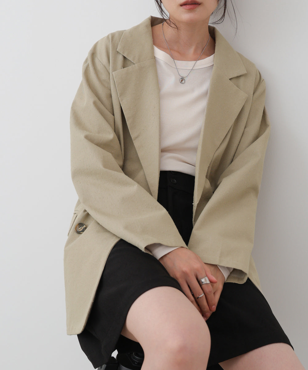 【セットアップ対応】ドットダメージテーラードジャケット