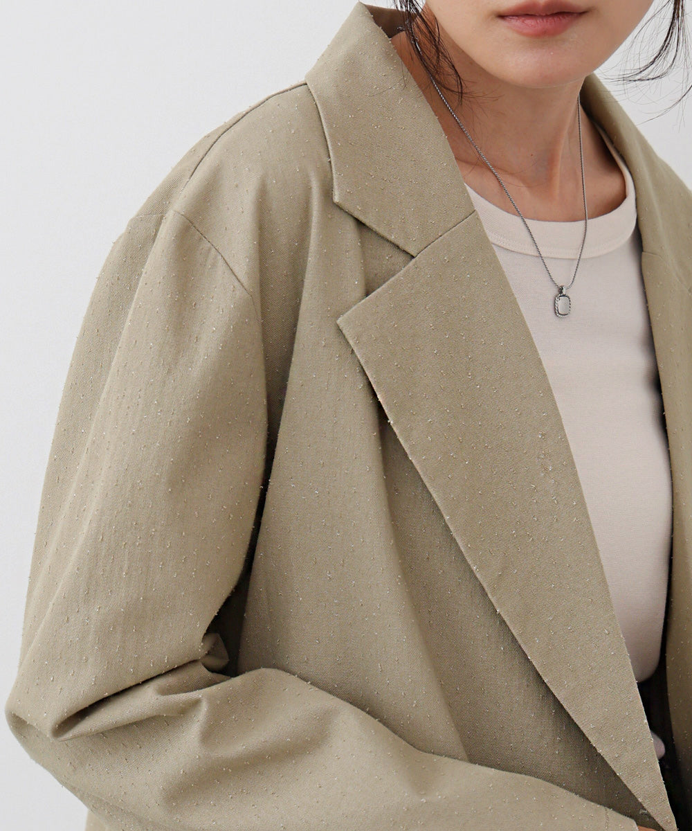 【セットアップ対応】ドットダメージテーラードジャケット