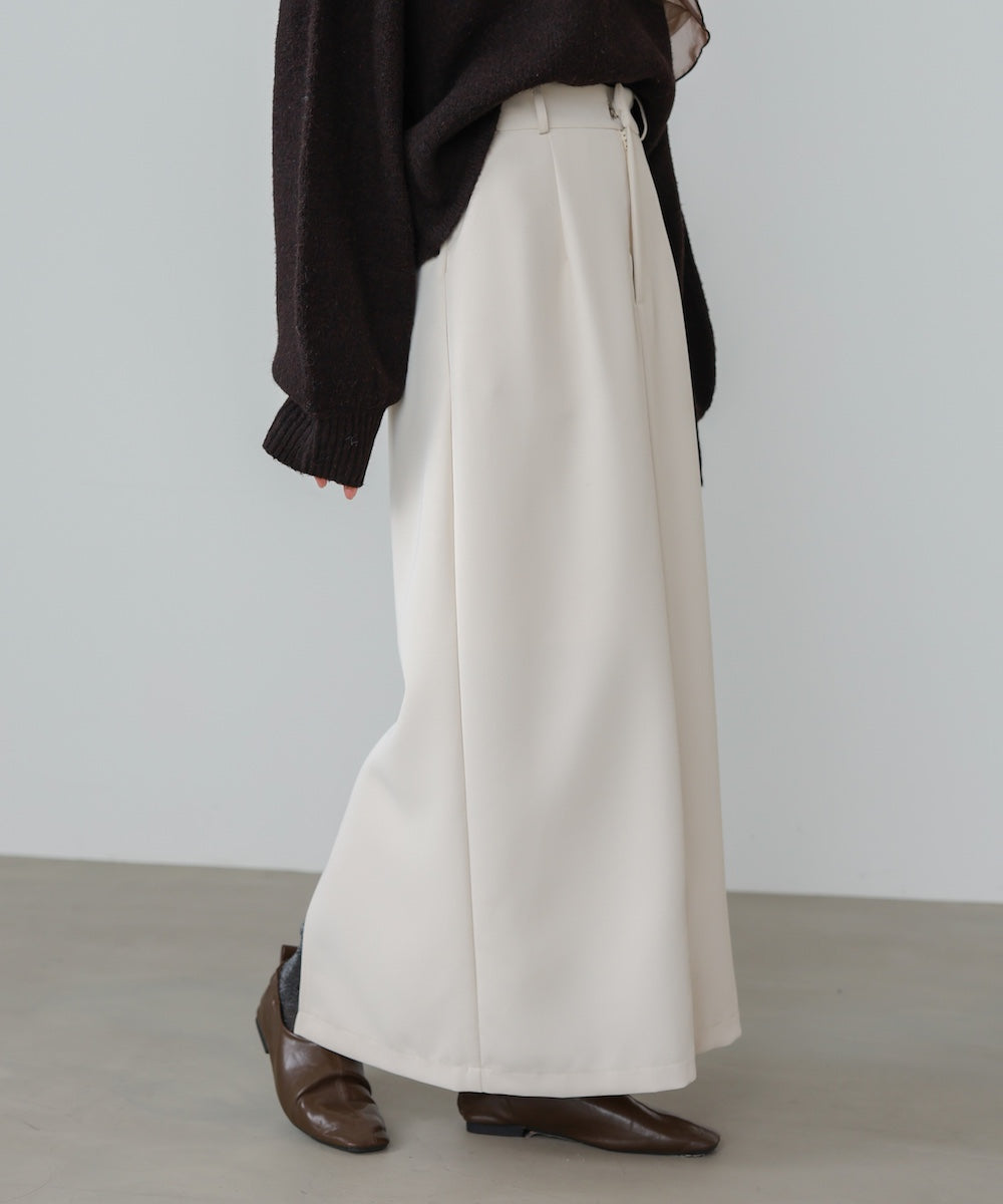 【S・Mサイズ展開】ツイルタイトロングスカート