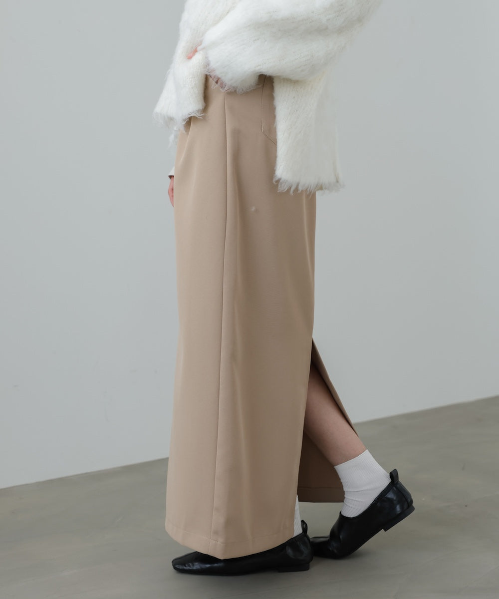 【S・Mサイズ展開】ツイルタイトロングスカート