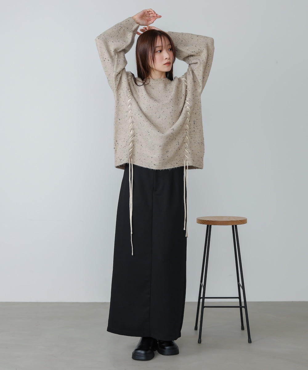 【S・Mサイズ展開】ツイルタイトロングスカート