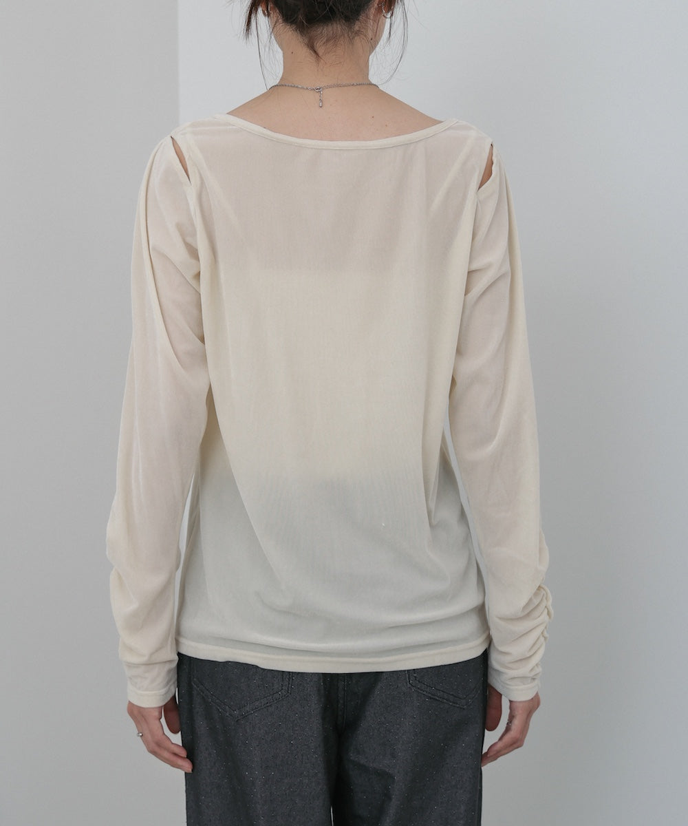 前後2WAYシアーベロアトップス