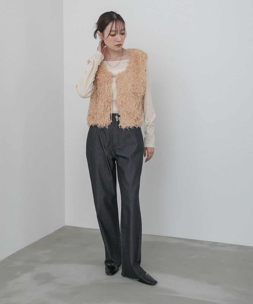 前後2WAYシアーベロアトップス