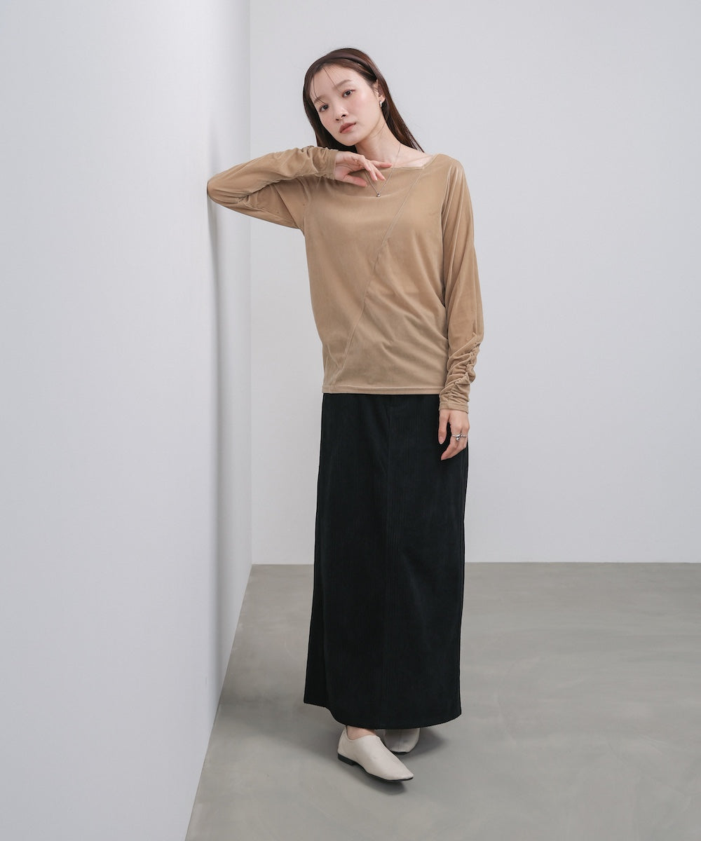 前後2WAYシアーベロアトップス