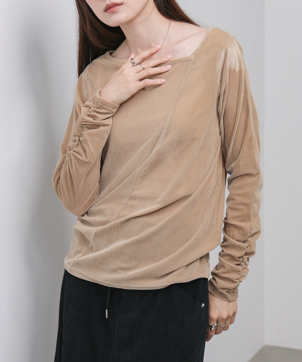 前後2WAYシアーベロアトップス