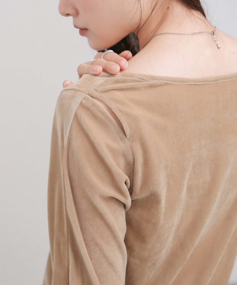 前後2WAYシアーベロアトップス