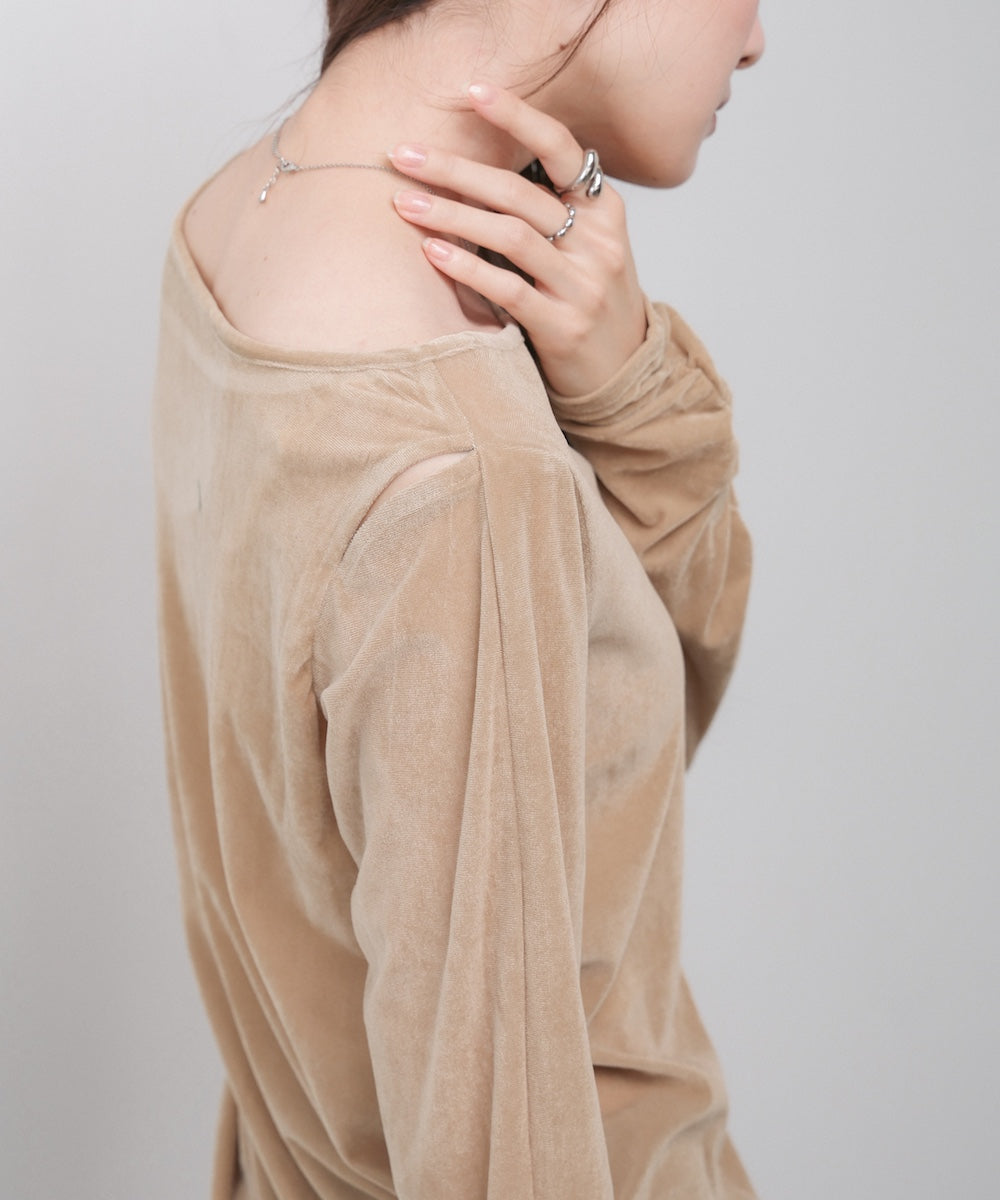 前後2WAYシアーベロアトップス