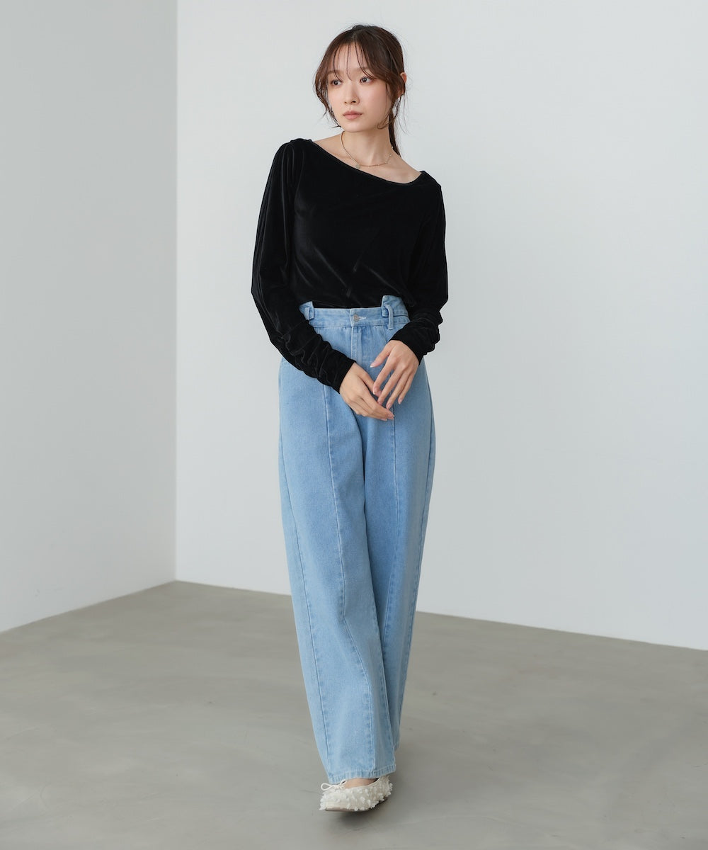 前後2WAYシアーベロアトップス