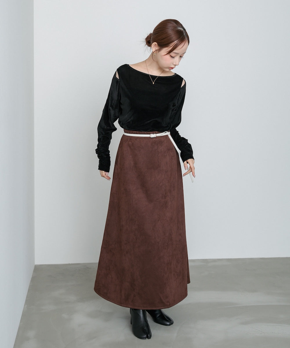 前後2WAYシアーベロアトップス