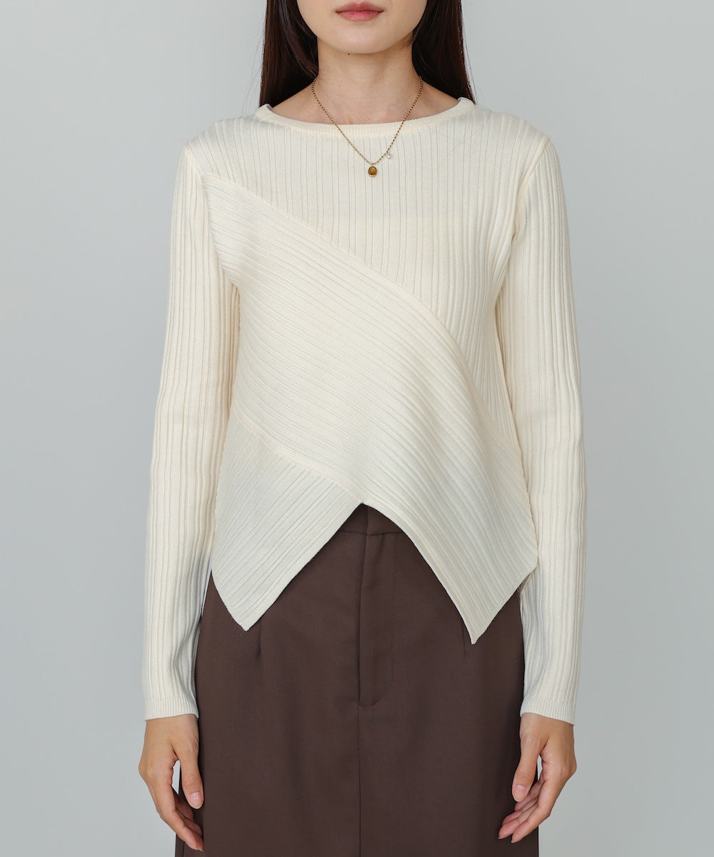 クロッシングニットトップス