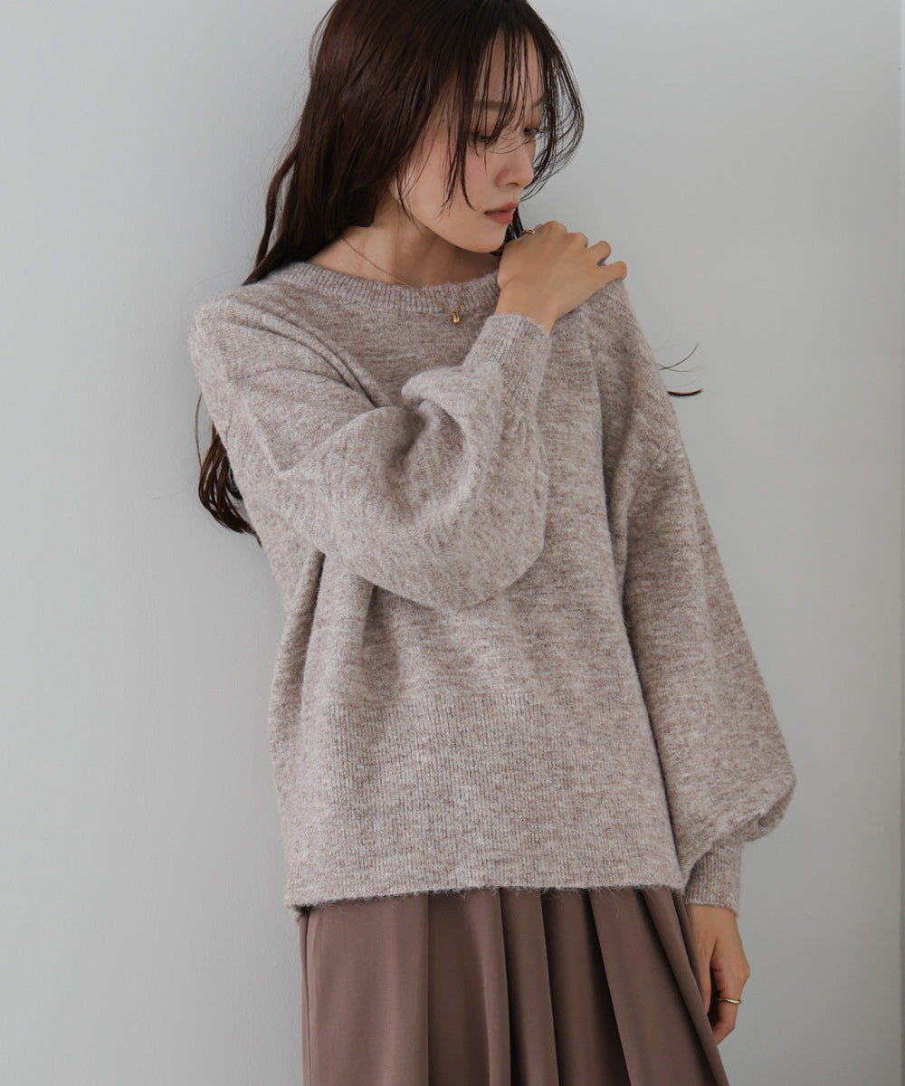 前後2WAYニットトップス+タックキャミワンピース