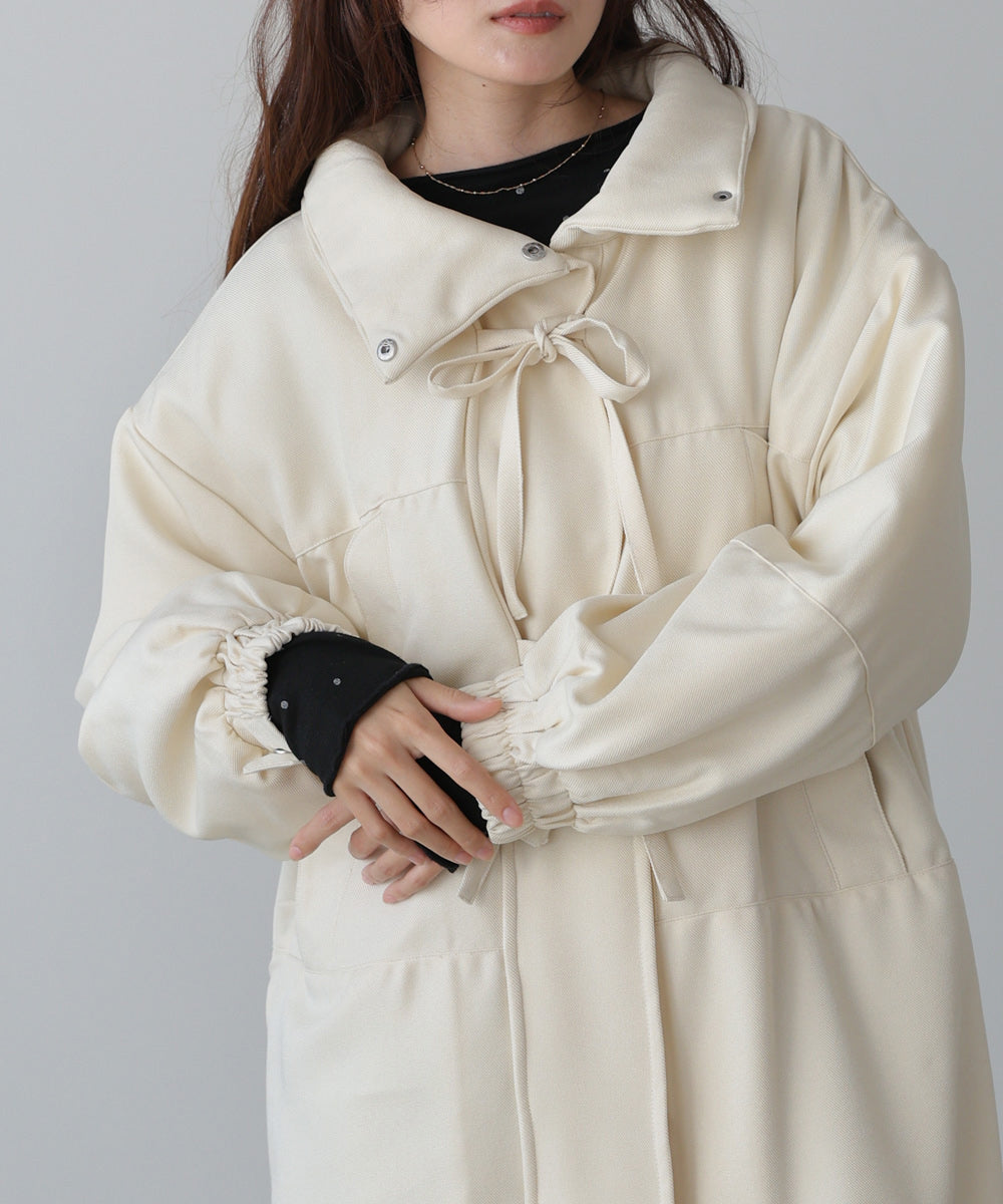 中綿フロントリボンモンスターコート