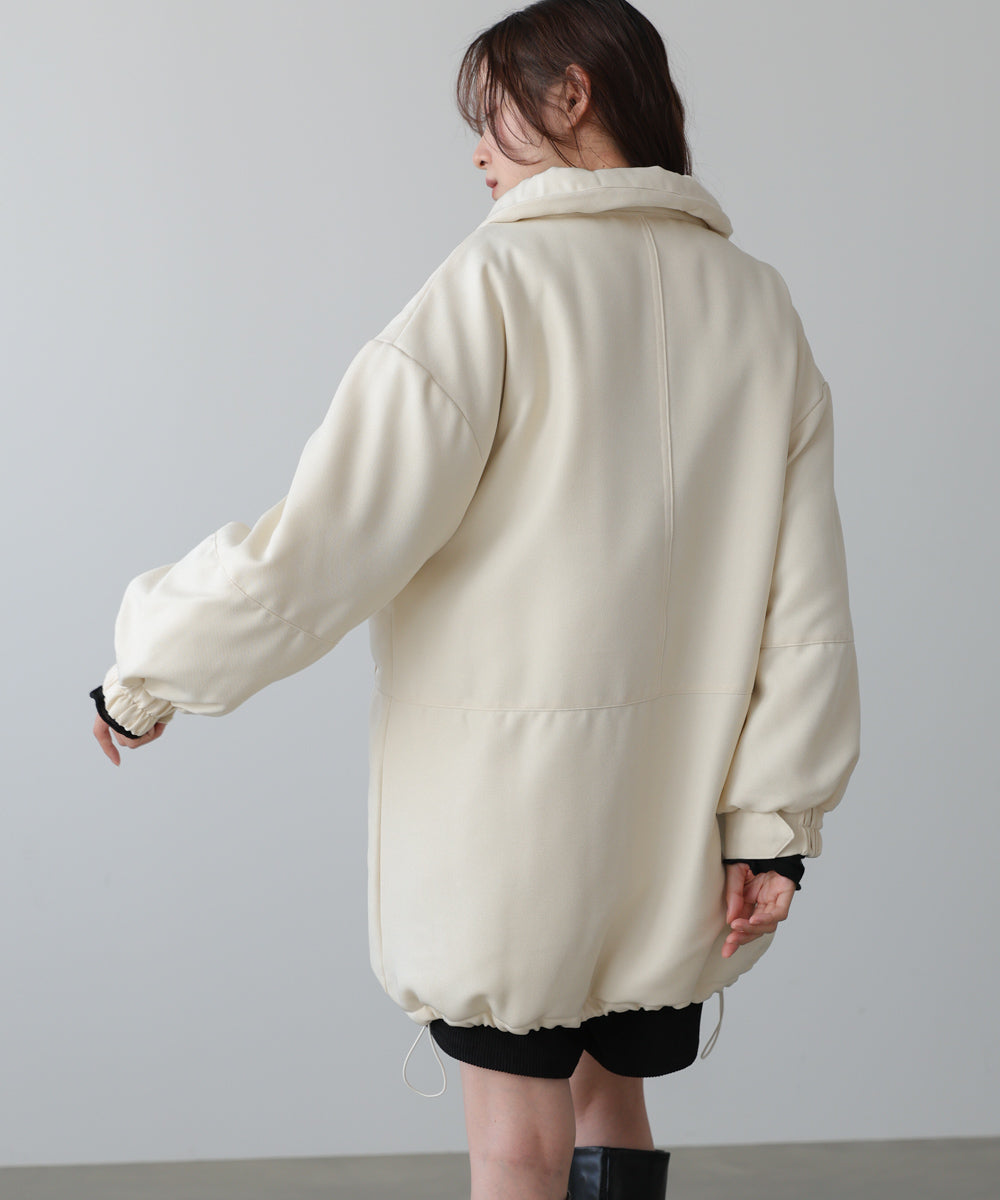 中綿フロントリボンモンスターコート