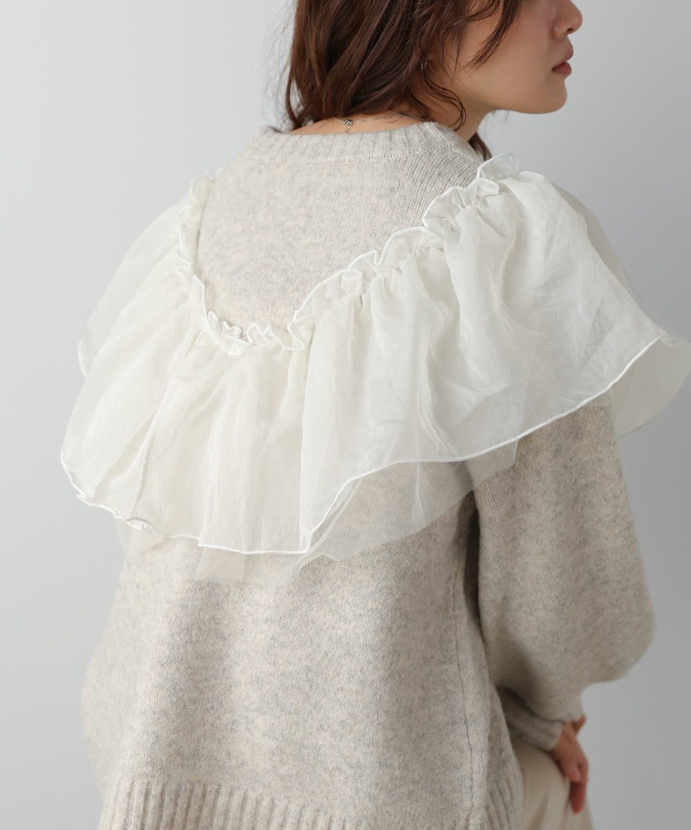 エニーウェイフリルニットトップス