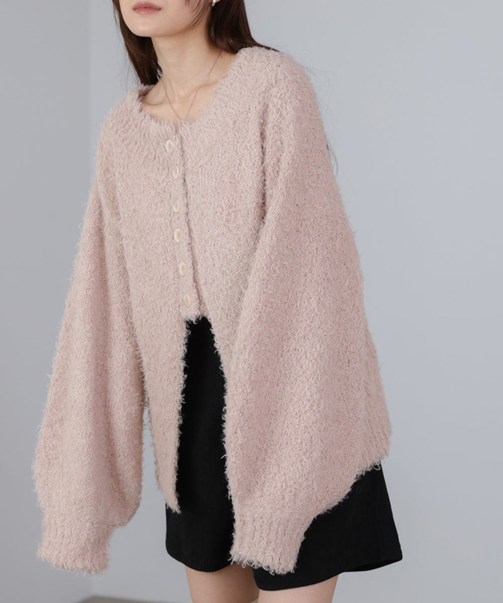 【S・Mサイズ展開】前後2WAYニットカーディガン+ニットキャミワンピース