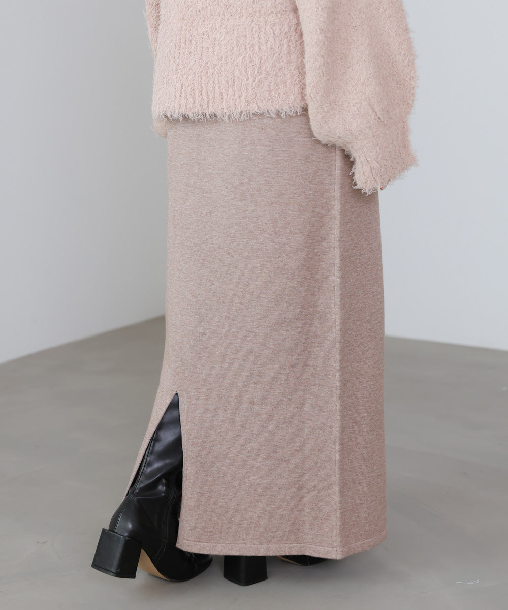 【S・Mサイズ展開】前後2WAYニットカーディガン+ニットキャミワンピース