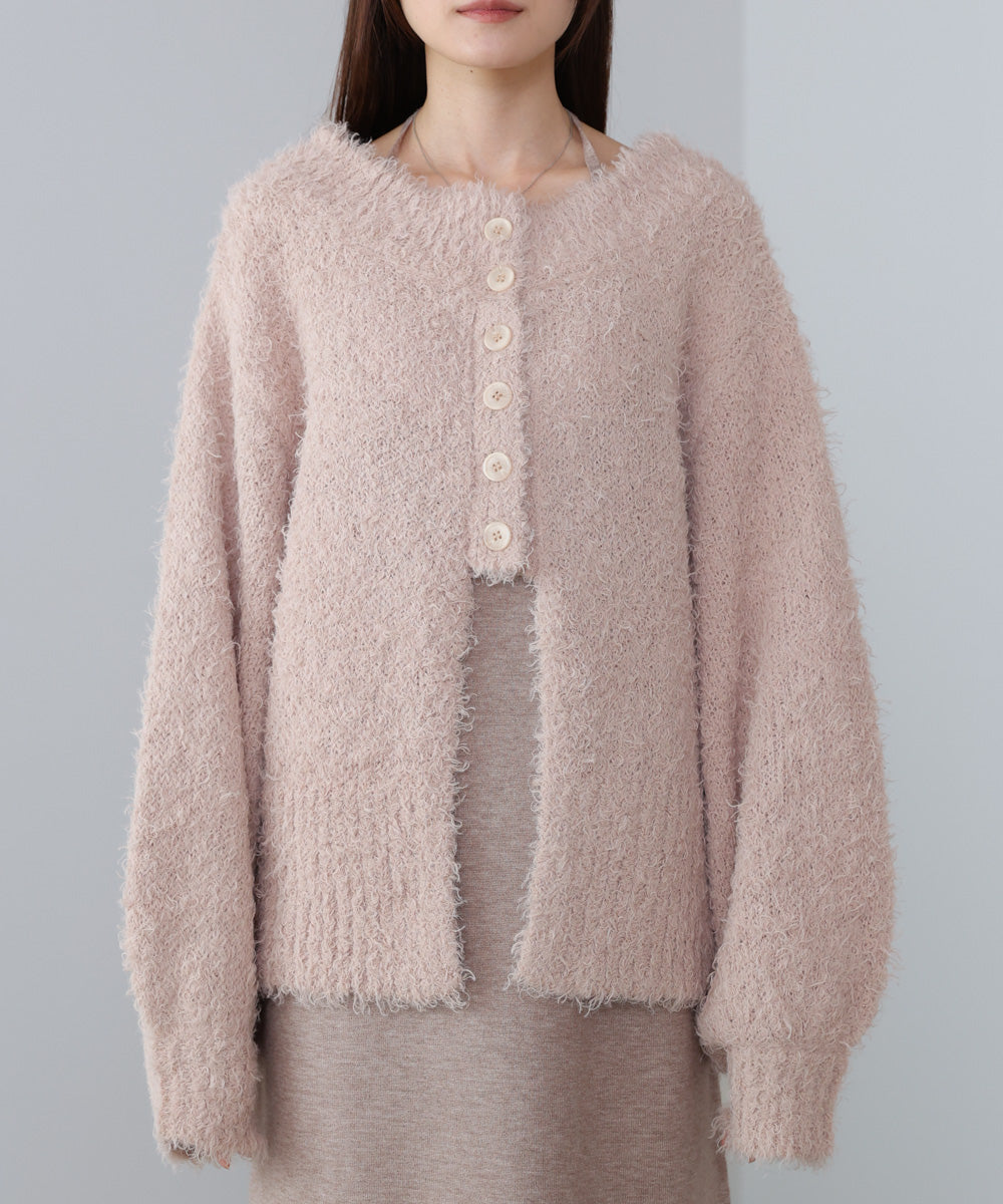 【S・Mサイズ展開】前後2WAYニットカーディガン+ニットキャミワンピース