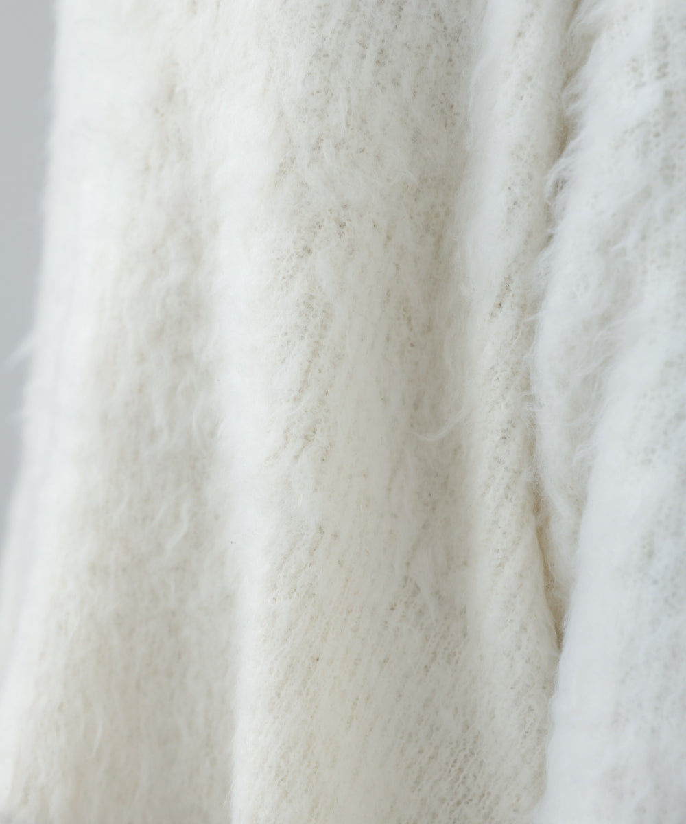 インナーセットキーネックケガキニットトップス