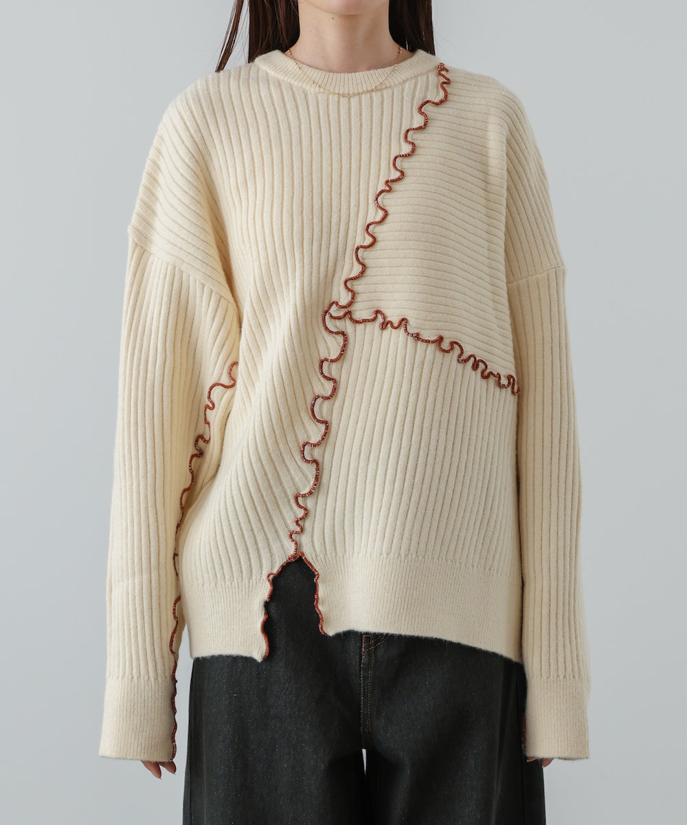 【セットアップ対応】ランダムメロウニットトップス