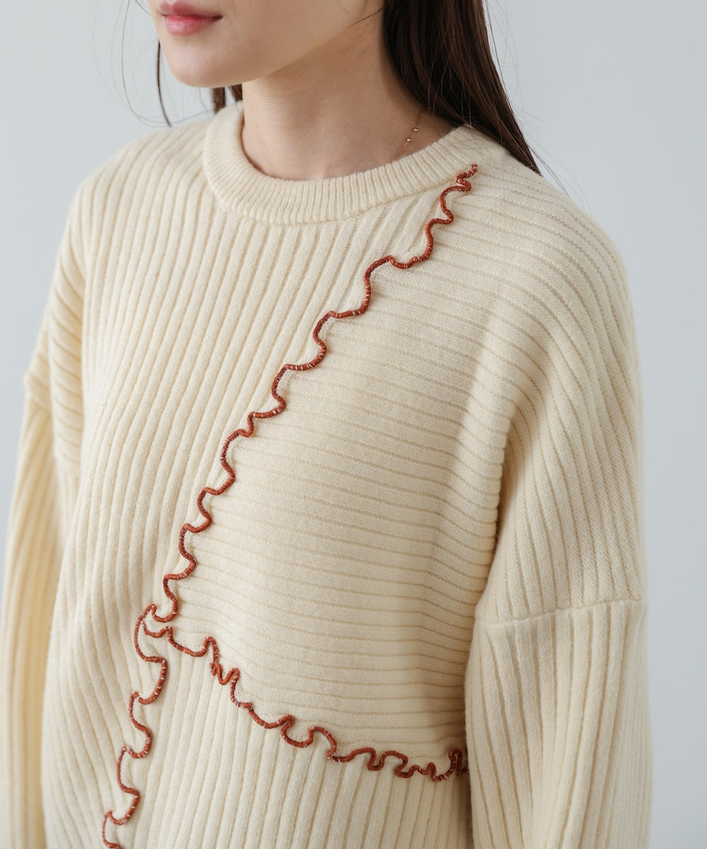 【セットアップ対応】ランダムメロウニットトップス