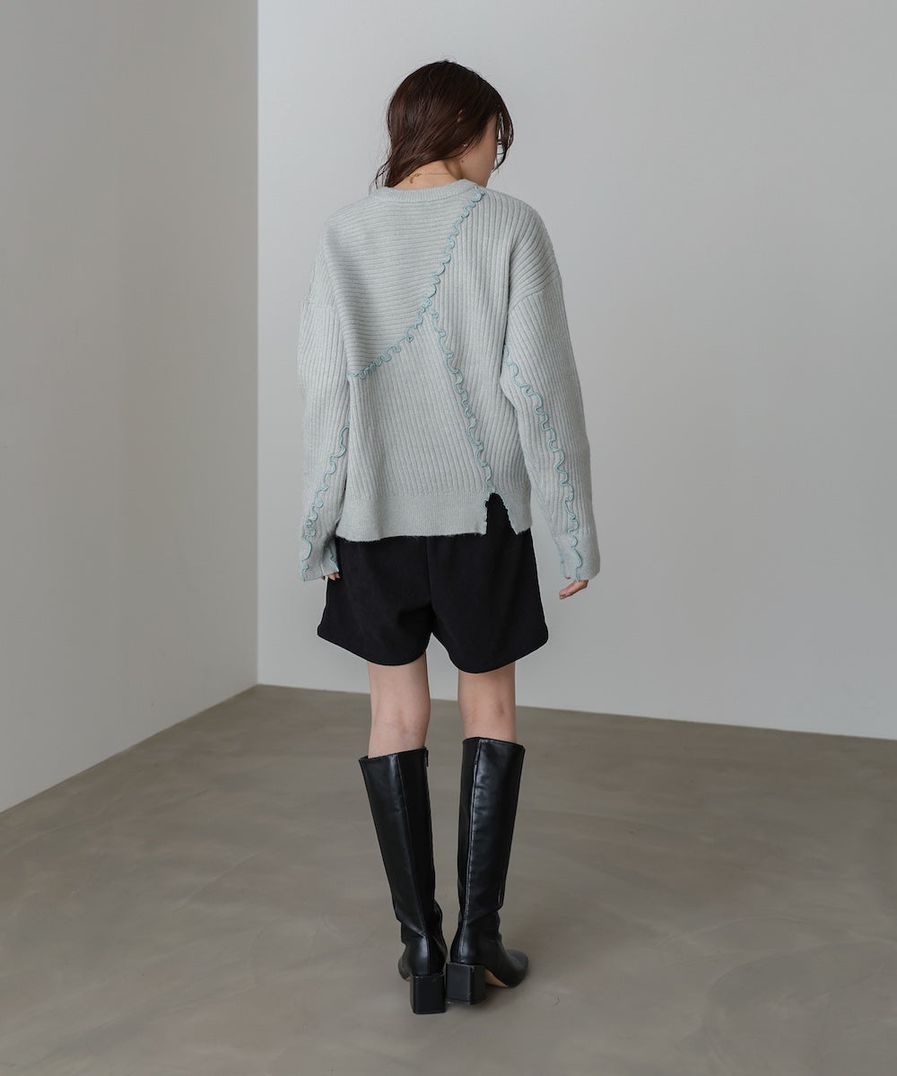 【セットアップ対応】ランダムメロウニットトップス