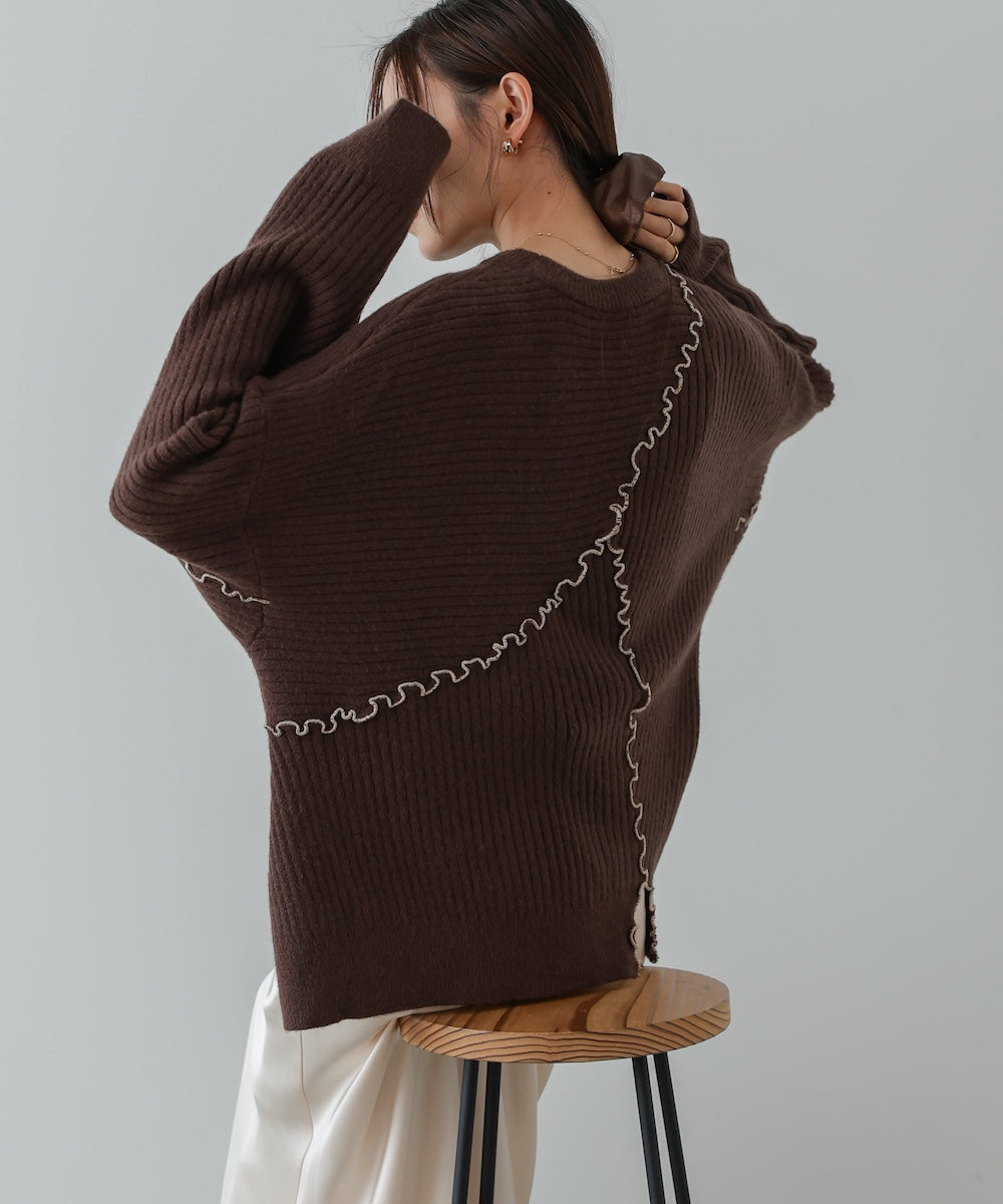 【セットアップ対応】ランダムメロウニットトップス