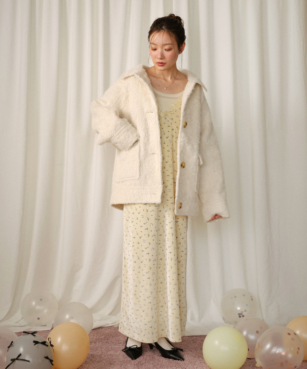 シャギーミドルアウター