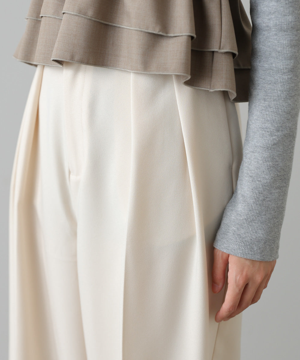 ツータックワイドパンツ