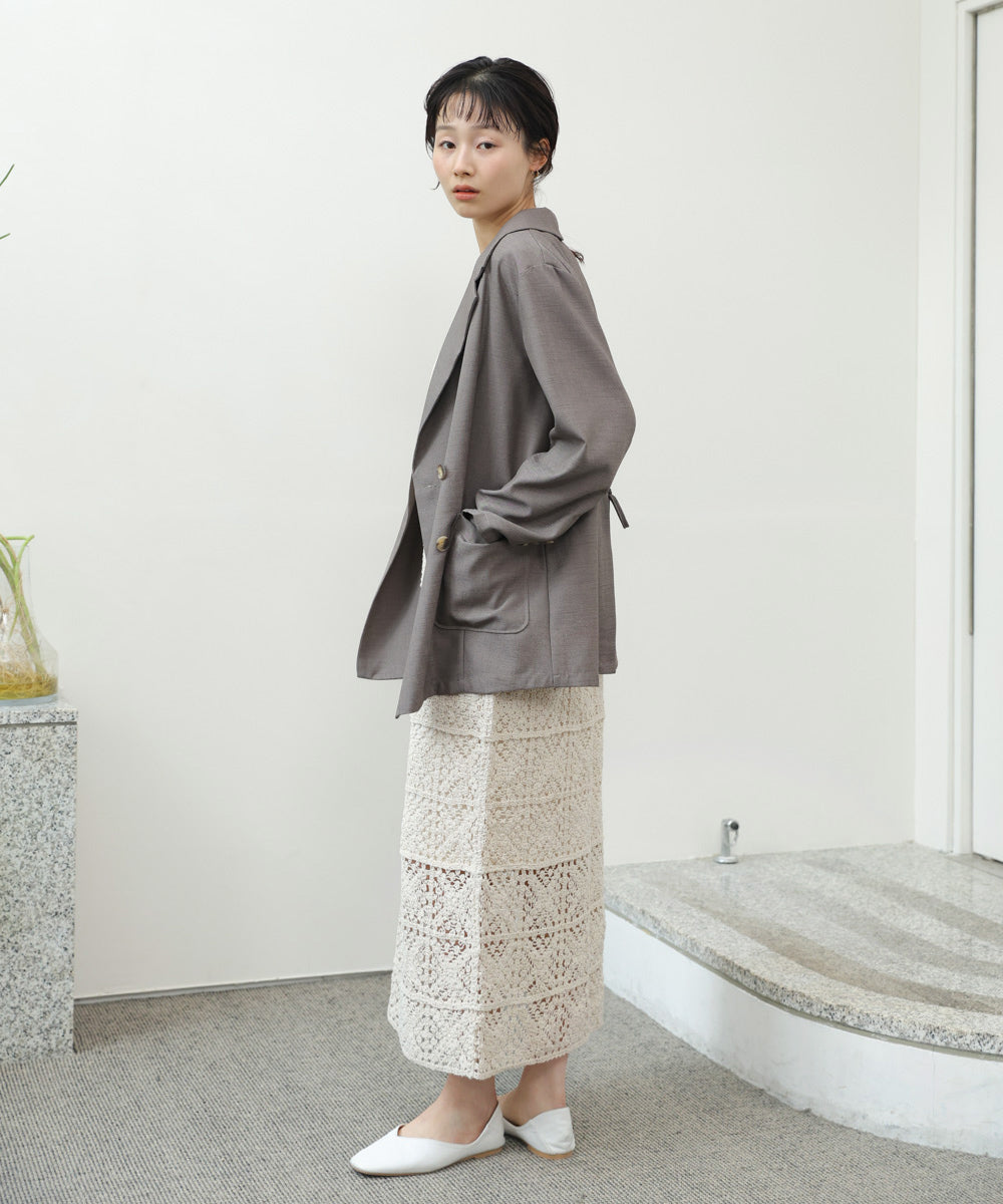 クロシェロングワンピース