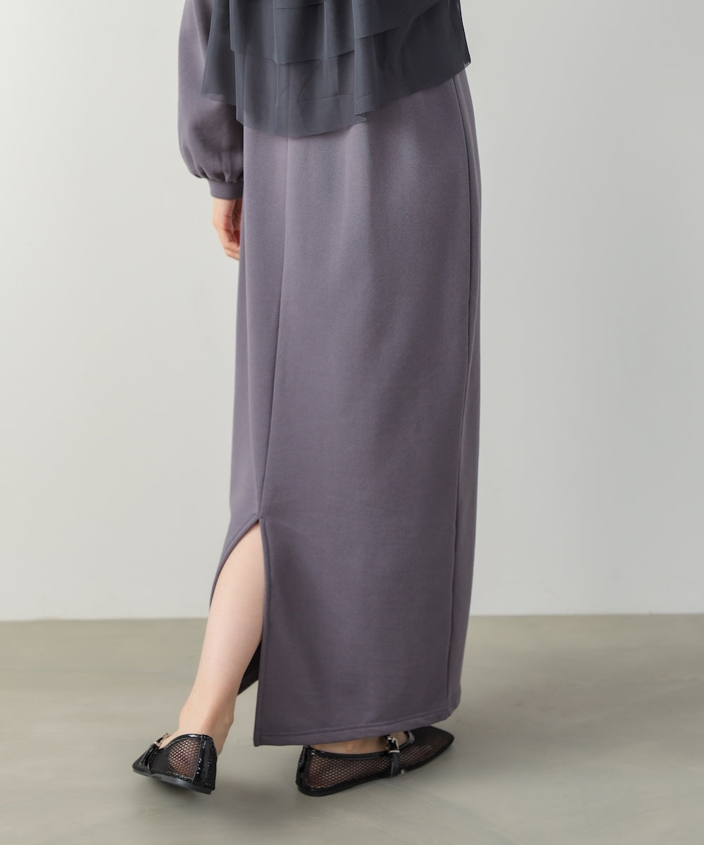 【選べるサイズ展開】ティアードチュールキャミ+スウェットワンピースSET