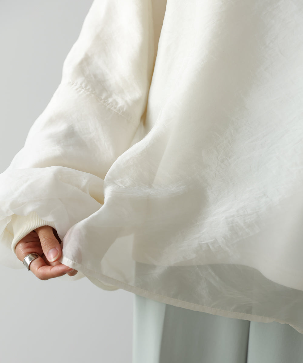 【2026SS】シアーレイヤード裏毛スウェット