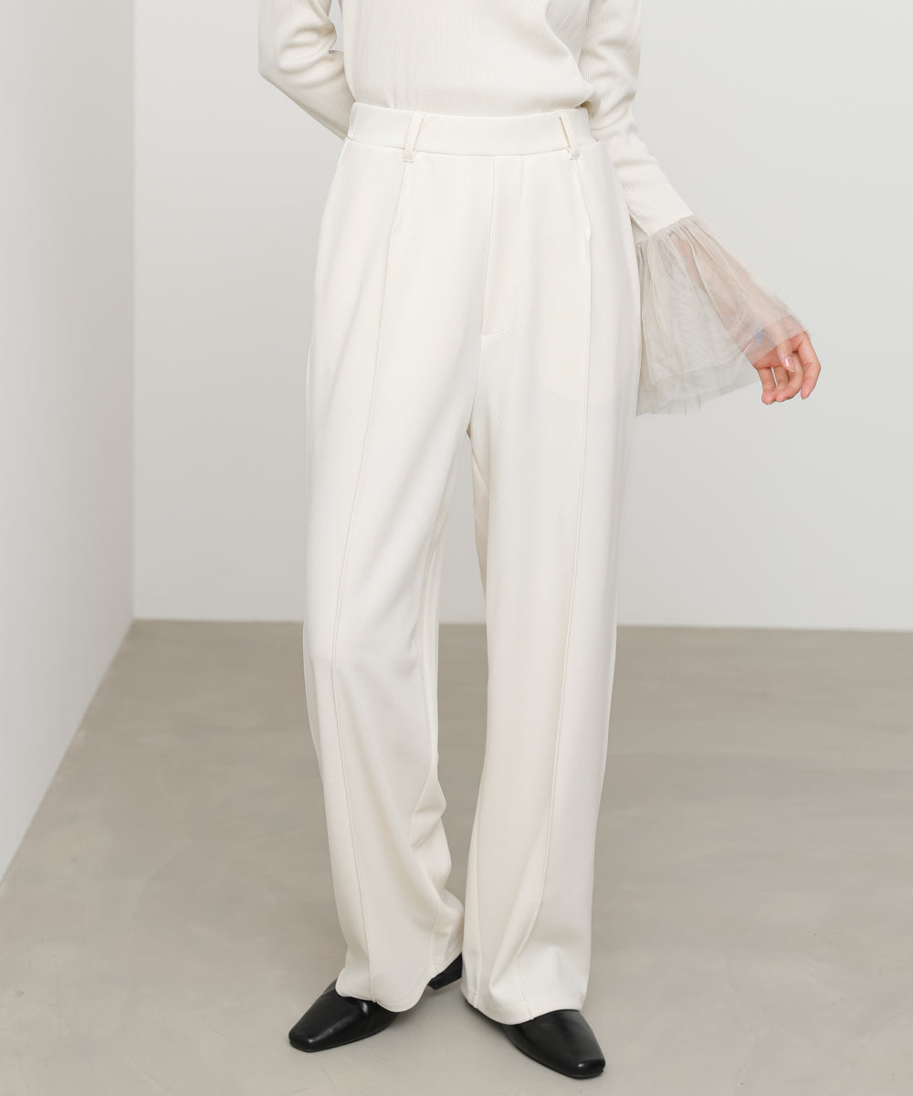 【選べるサイズ/イージーケア】ティアードベスト+パンツSET【イージージョーゼットシリーズ】