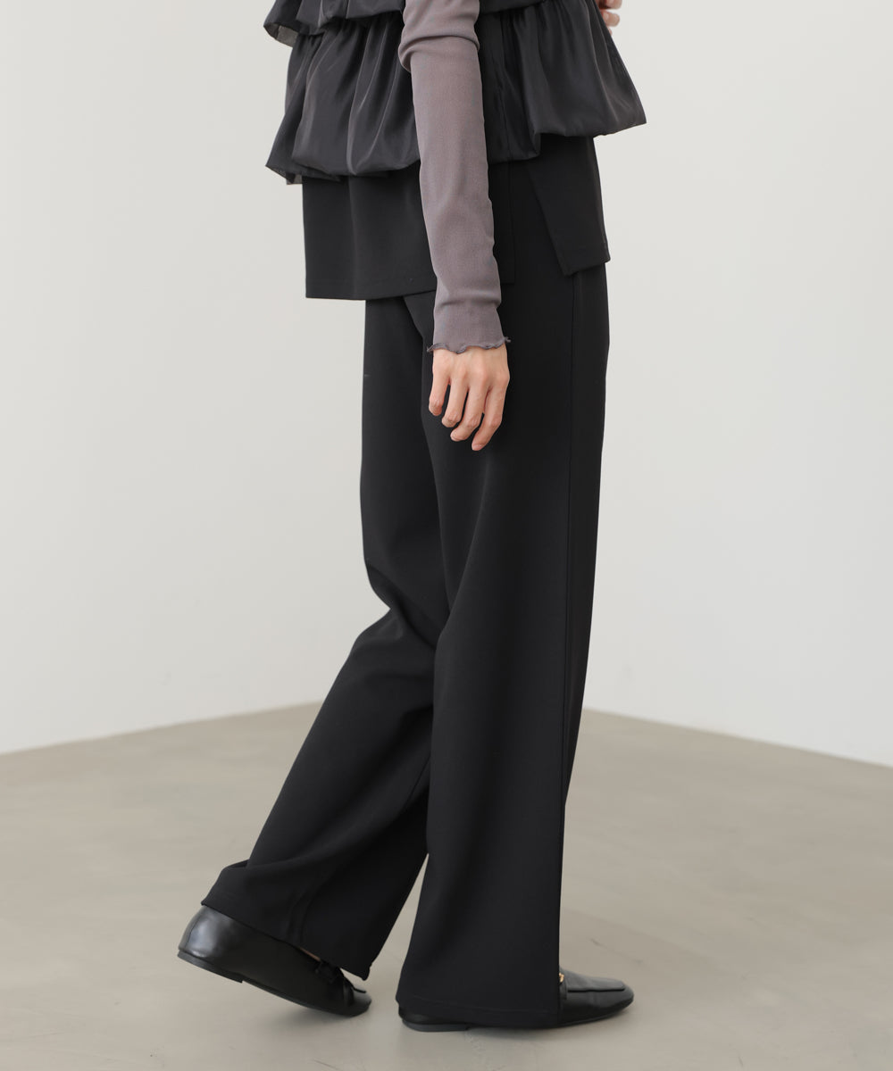 【選べるサイズ/イージーケア】ティアードベスト+パンツSET【イージージョーゼットシリーズ】