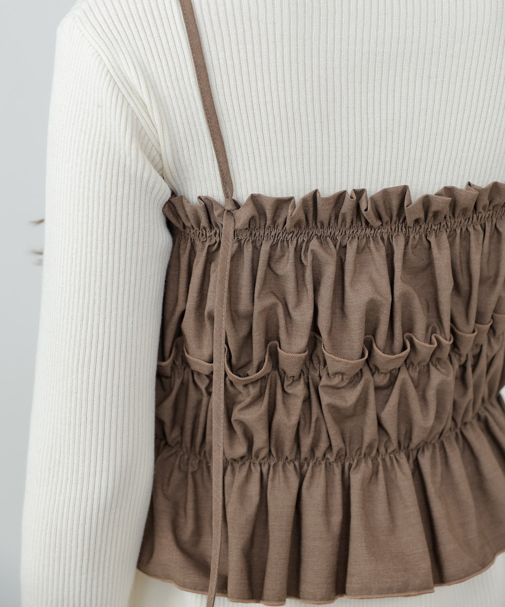 【選べるサイズ展開】ビスチェSETニットワンピース