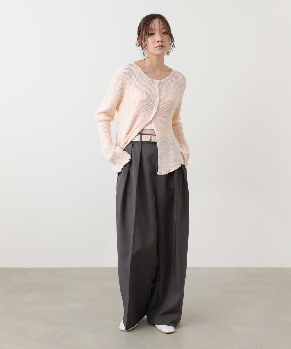 ヘムメロウスリットカーディガン